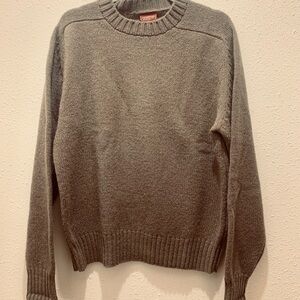 Vintage Nordstrom 100% Scottish Shetland Wool Sweater Mens X-Large Brown